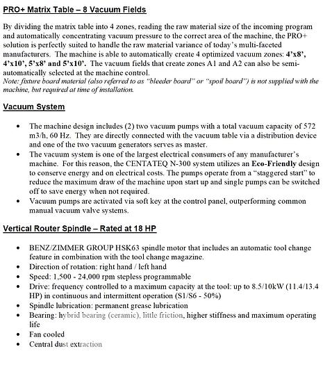 Used 2019 Homag Centateq N-300 CNC Router