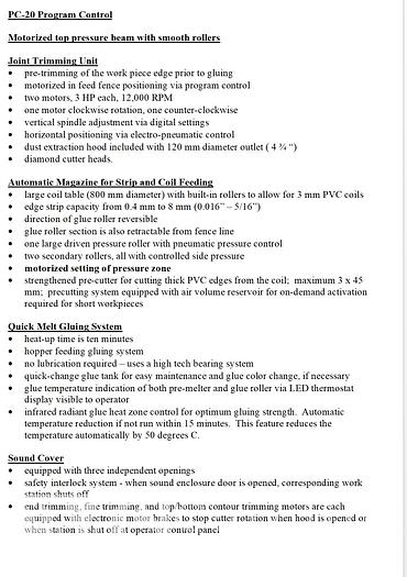 Used 2012 Brandt KDF 440 Highflex 1440 Edgebander