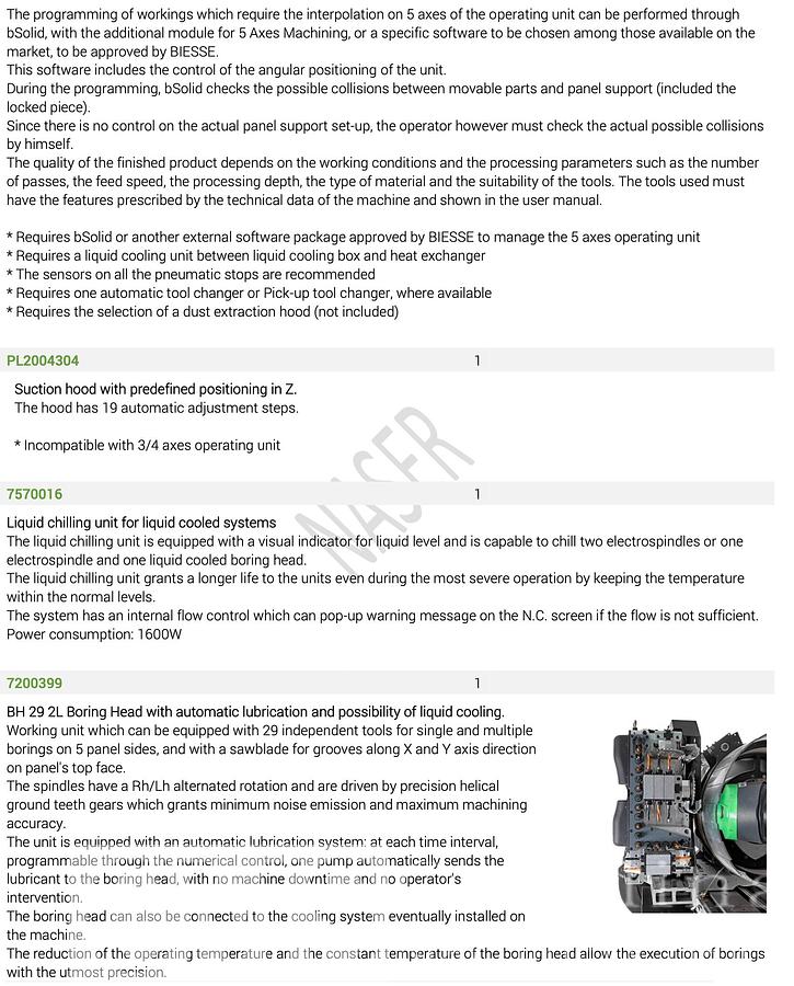 Used 2024 Biesse Rover AS 1532 CNC Router