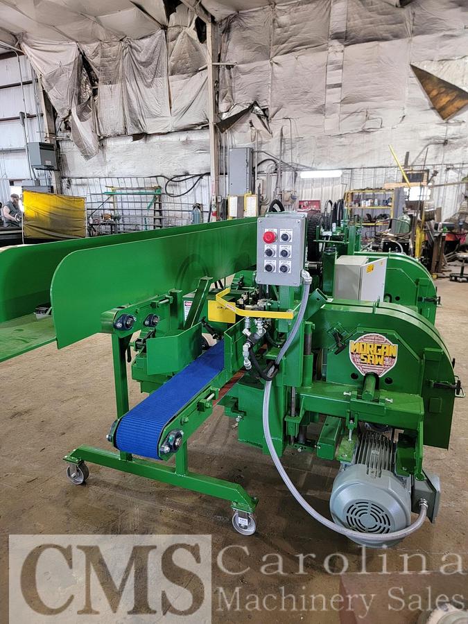 Used Morgan 4 Head Resaw With Return