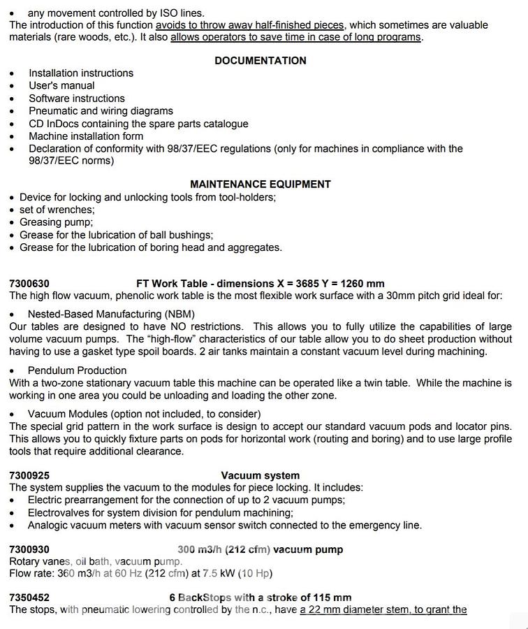 Used Biesse Rover C6.40FT 5-Axis CNC Router