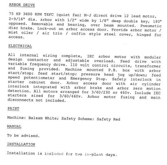 Used Mereen Johnson 524-DC/SR4 Select-A-Rip Gang Gip Saw