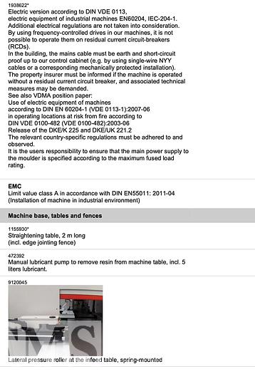 Used Weinig Powermat 1500 Moulder