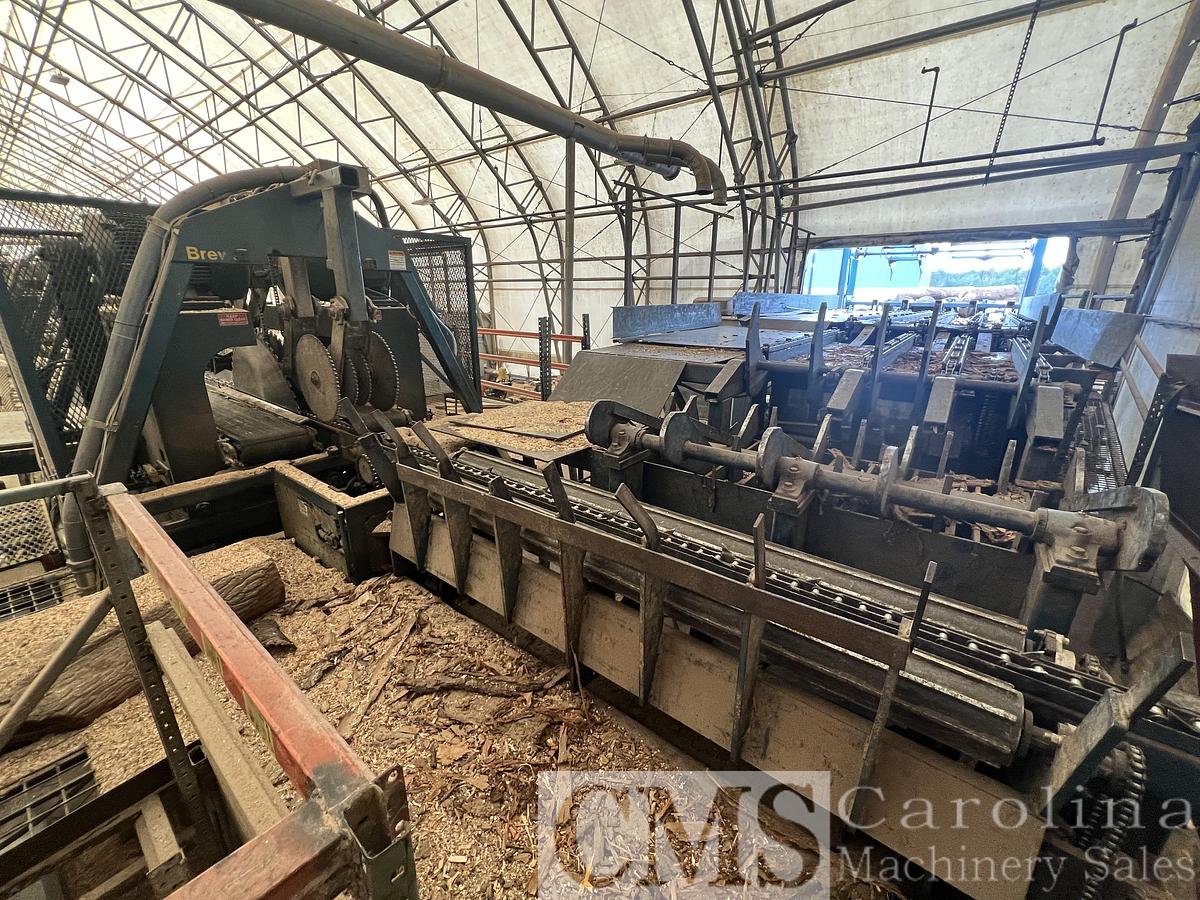 Used Brewer Complete Scragg Mill & Pallet Cut Stock Line