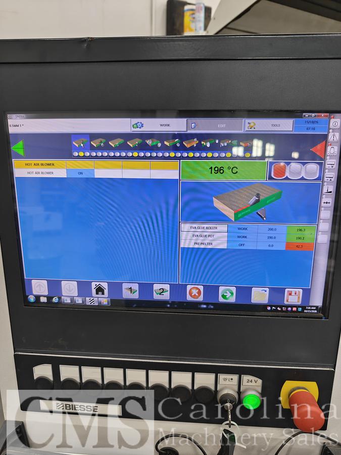 Used 2015 Biesse Roxyl 5.5 Single Sided Edgebander