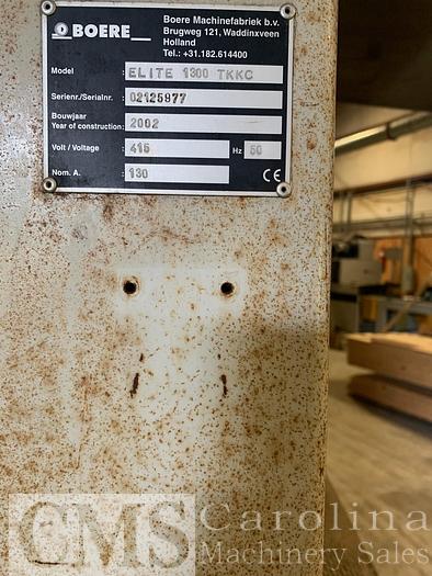 Used 2002 Boere Elite 1300 TKKC 3-Head Sander