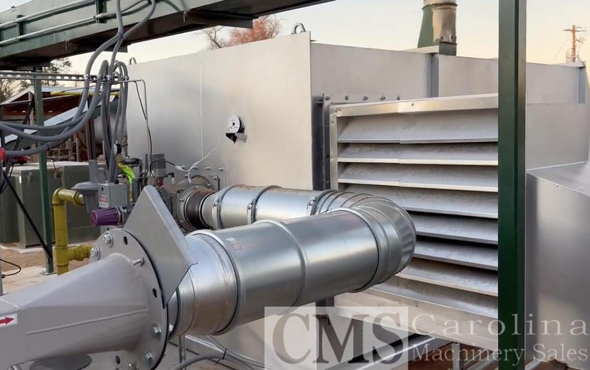 Custom Built Fluid Bed Dryer for Shavings, Sawdust & Hemp Products