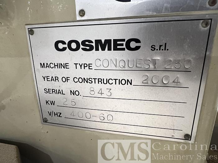 Used 2004 Cosmec Conquest 250 CNC Router