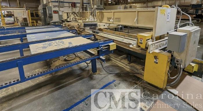 Used Newman K-20 Trim Saw w/ Infeed & Outfeed
