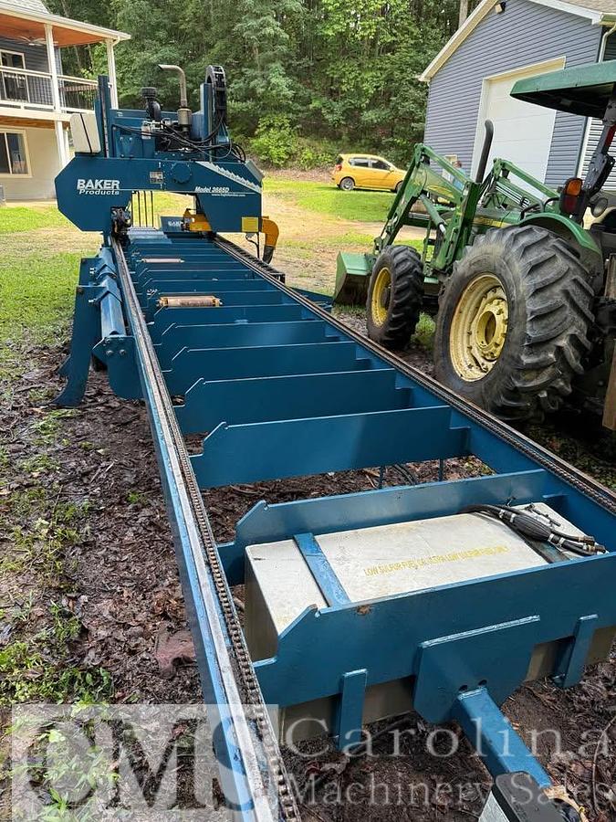 Used 2014 Baker Model 3665D Portable Band Sawmill