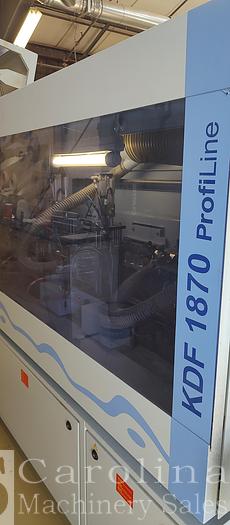 Used 2012 Homag Brandt KDF 1870 C Single sided Edgebander with Pre Milling and Corner Rounding