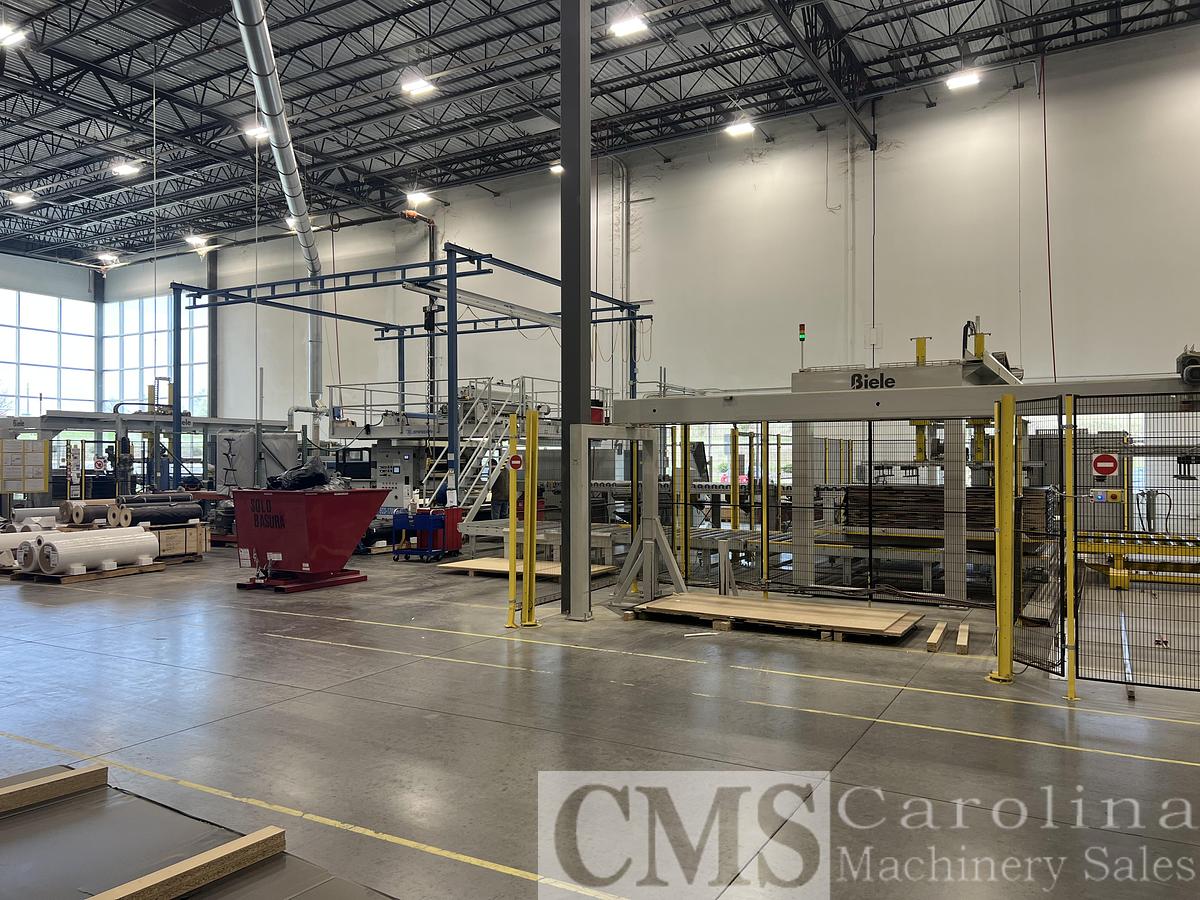 Used 2020 Barberan Top & Bottom Laminating Line with Biele Automatic Infeed/Outfeed System