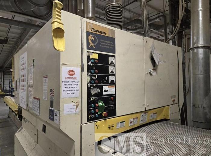 Used Timesavers 53" 3-Head + 3-Head Top & Bottom Sander Line