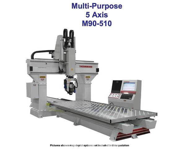 Used 2022 Thermwood M90-510 5-Axis CNC Router