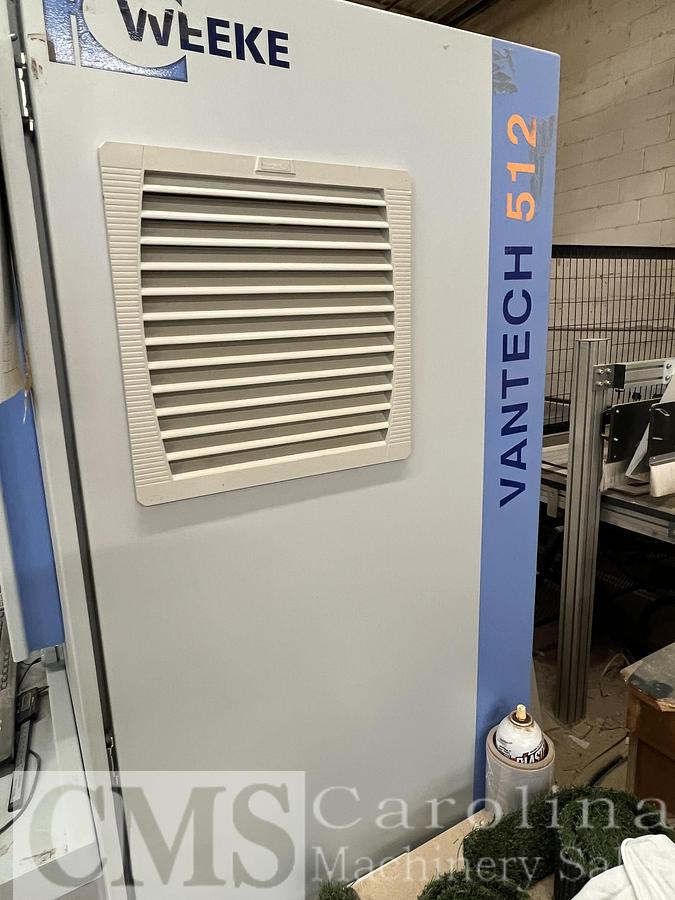 Used 2015 Weeke Vantech 512 CNC Router with Offloading