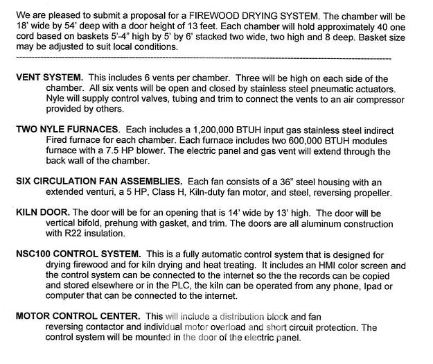 Used Nyle Firewood Dry Kiln