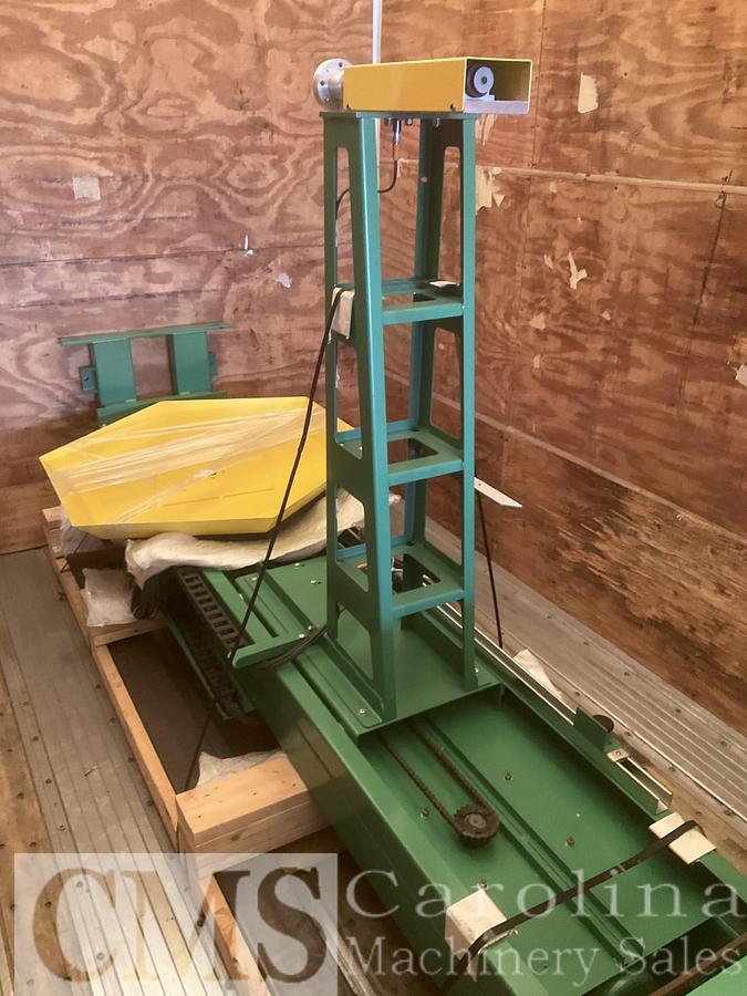 Used Synergy 5 Automatic Stretch Wrapper With Conveyors