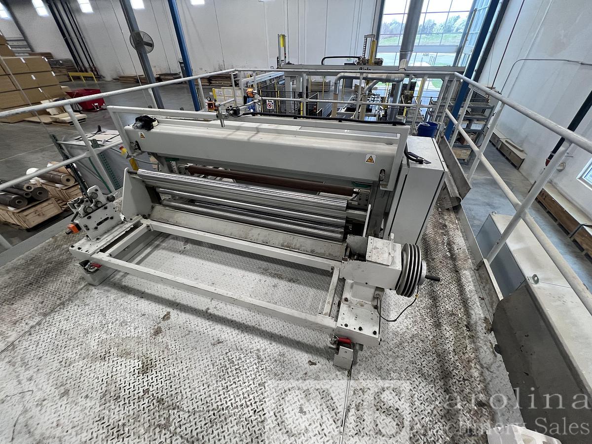 Used 2020 Barberan Top & Bottom Laminating Line with Biele Automatic Infeed/Outfeed System