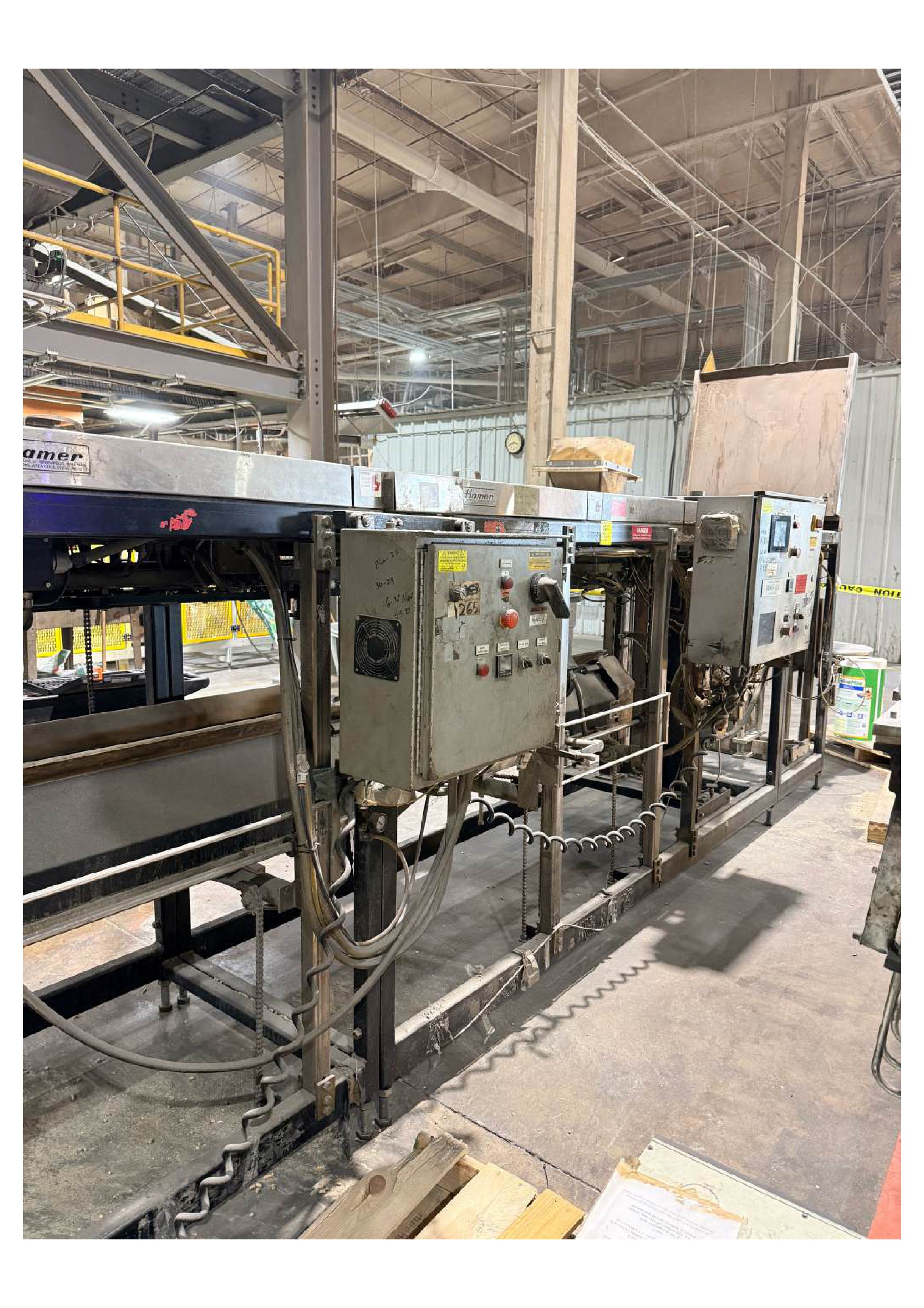 Used Hamer Model 2080 Form Fill Seal Bagging Line