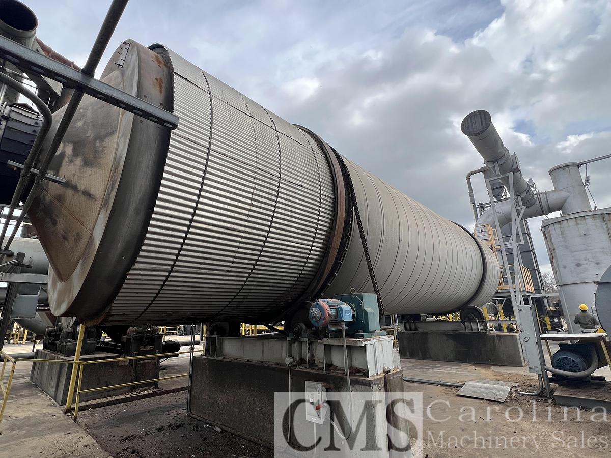 Used Player Design 12x50 Drum Dryer with Burner