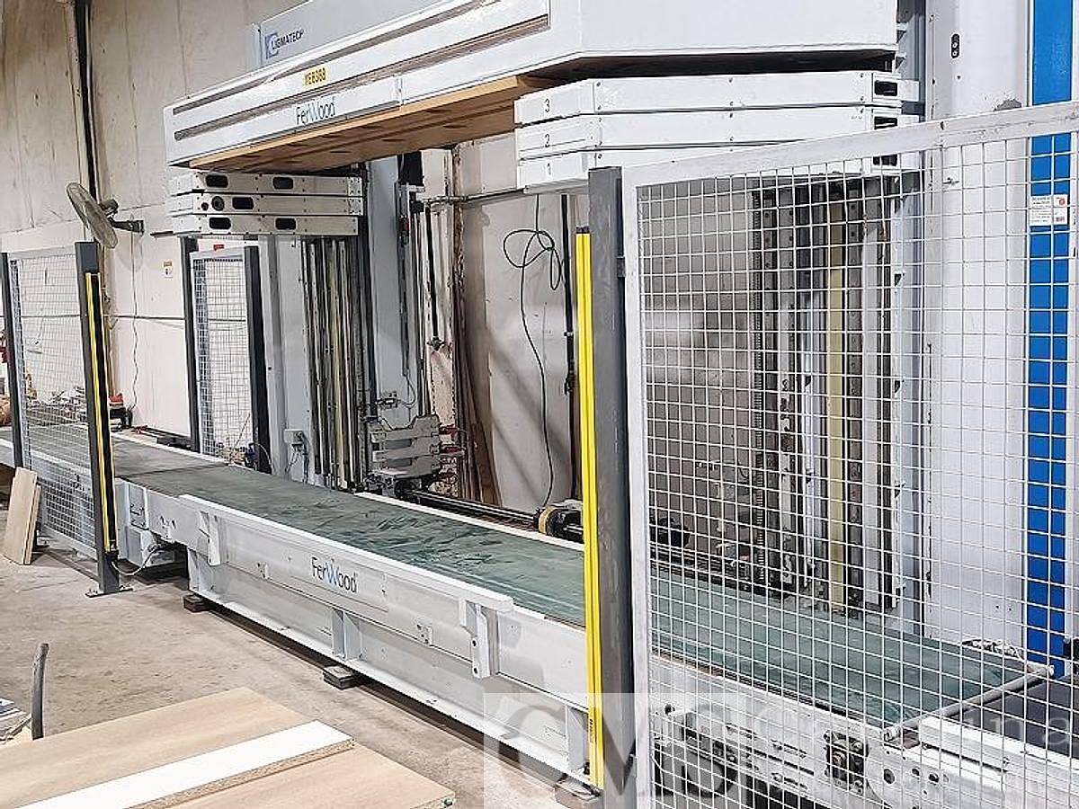 Used Homag / Ligmatech MDE 200 Feed Through Case Clamp