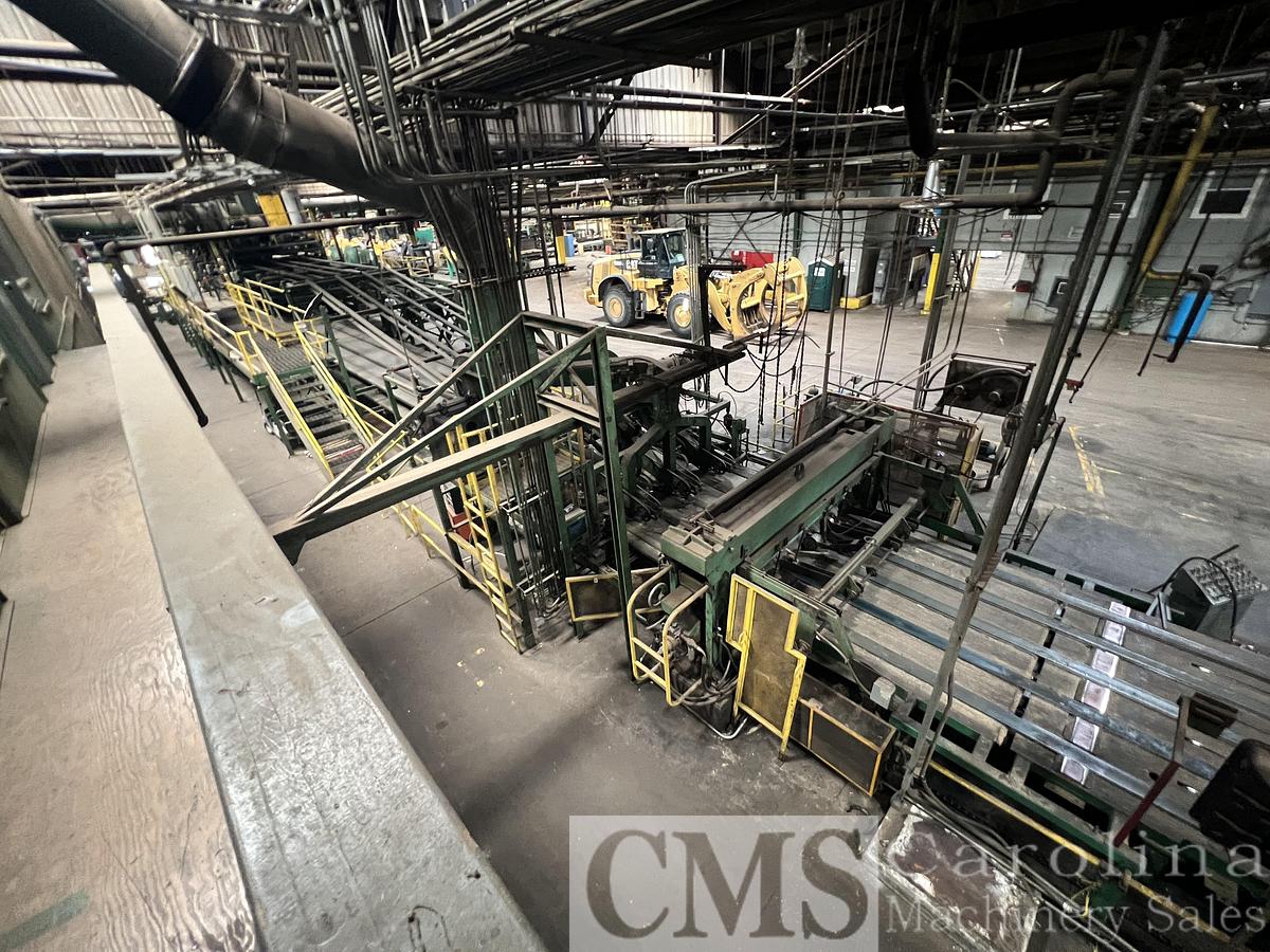 Used USNR Veneer Peeler and Stacker Green Line