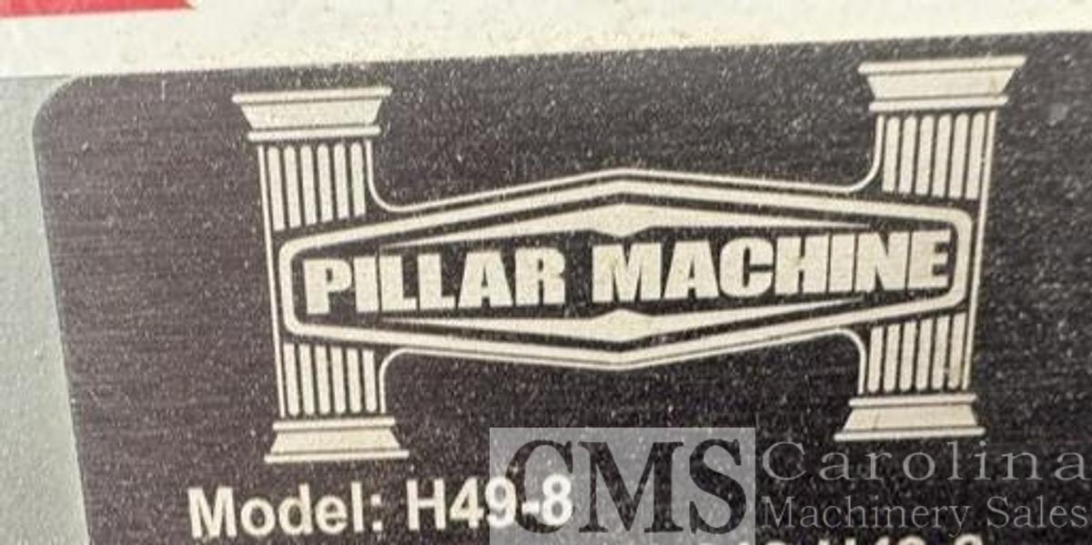 Used 2018 Pillar Model H49-8 Bore & Dowel Machine