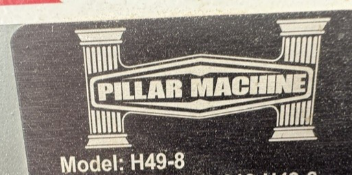 Used 2018 Pillar Model H49-8 Bore & Dowel Machine