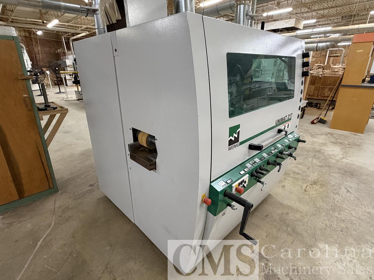 Used 2014 Weinig Unimat 217 5-Head Moulder