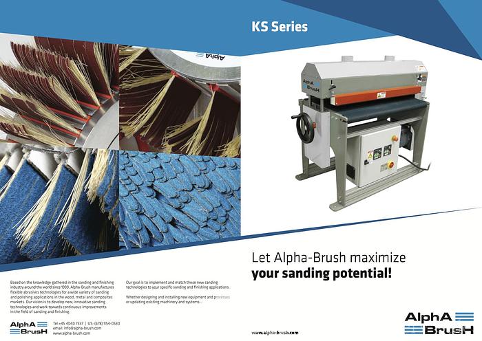 Used 2018 Alpha Brush KS-LS Brush Sander