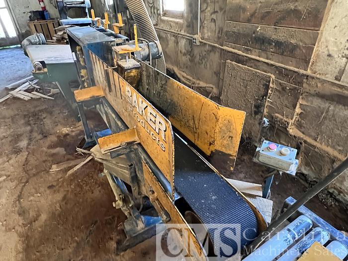 Used Baker Pallet Mill Resaws, Dedusters, Notcher, Chop Line, Forklifts