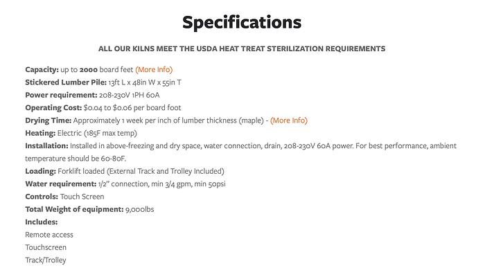 Used 2022 iDry Standard Dry Kiln