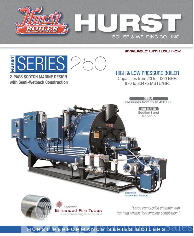 Used 2023 Hurst Series 250 Boiler with ORC
