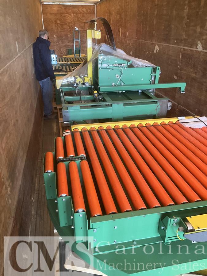 Used Synergy 5 Automatic Stretch Wrapper With Conveyors