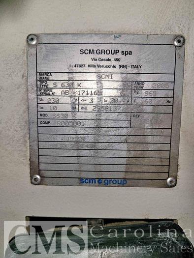 Used 2005 SCMI  S630K 24" Planer
