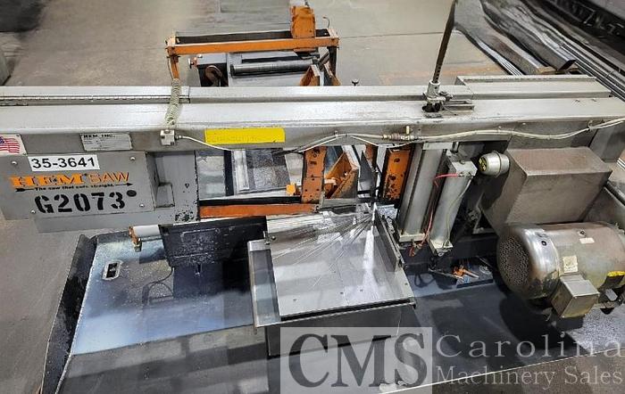 Used Hew Saw Cyclone AC Metal Cutting Horizontal Bandsaw