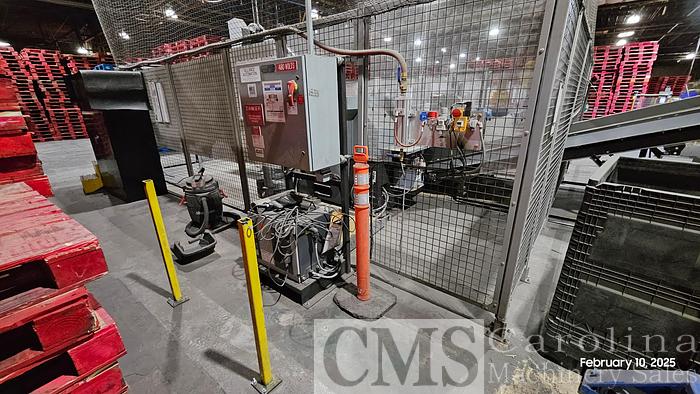 Used Honey Badger Pallet Nailer with Stacker