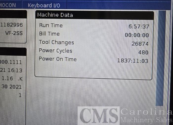 Used 2021 Haas VF-2SS-126 Super-Speed Vertical CNC w/ Robot Package