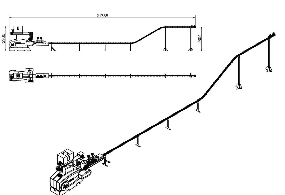 Used 2021 CF Nielsen BP6510 Automatic Briquette Press