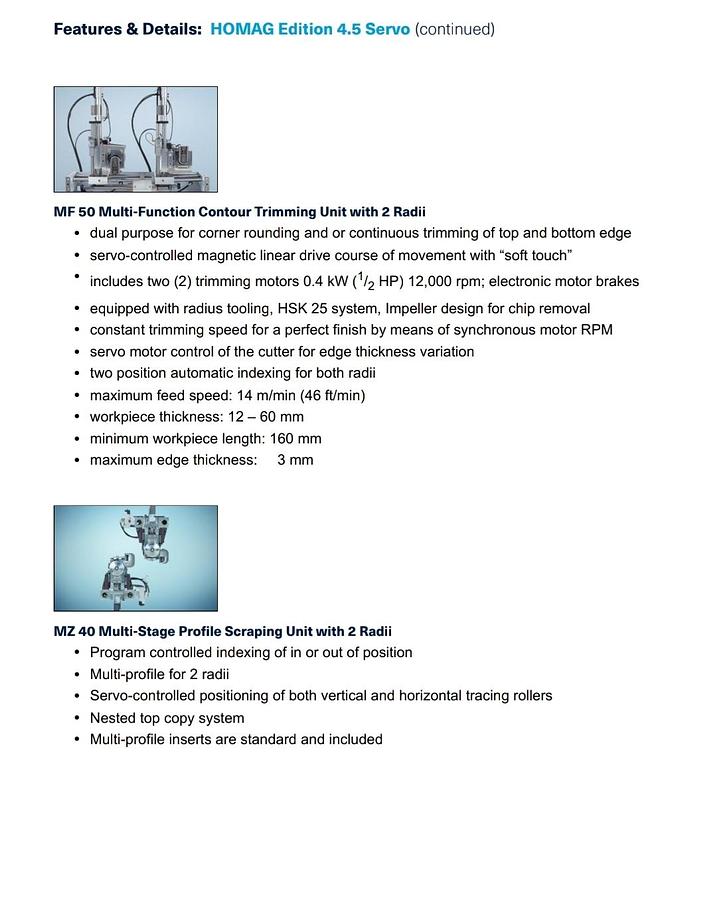 Used 2018 Homag Edgeteq S300 Edgebander