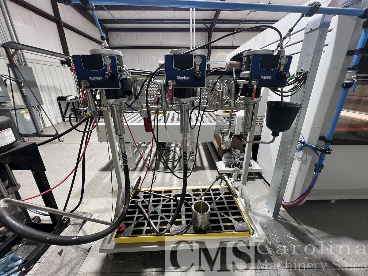 Used Cefla Mito Sprayer Finishing Line with UV Ovens