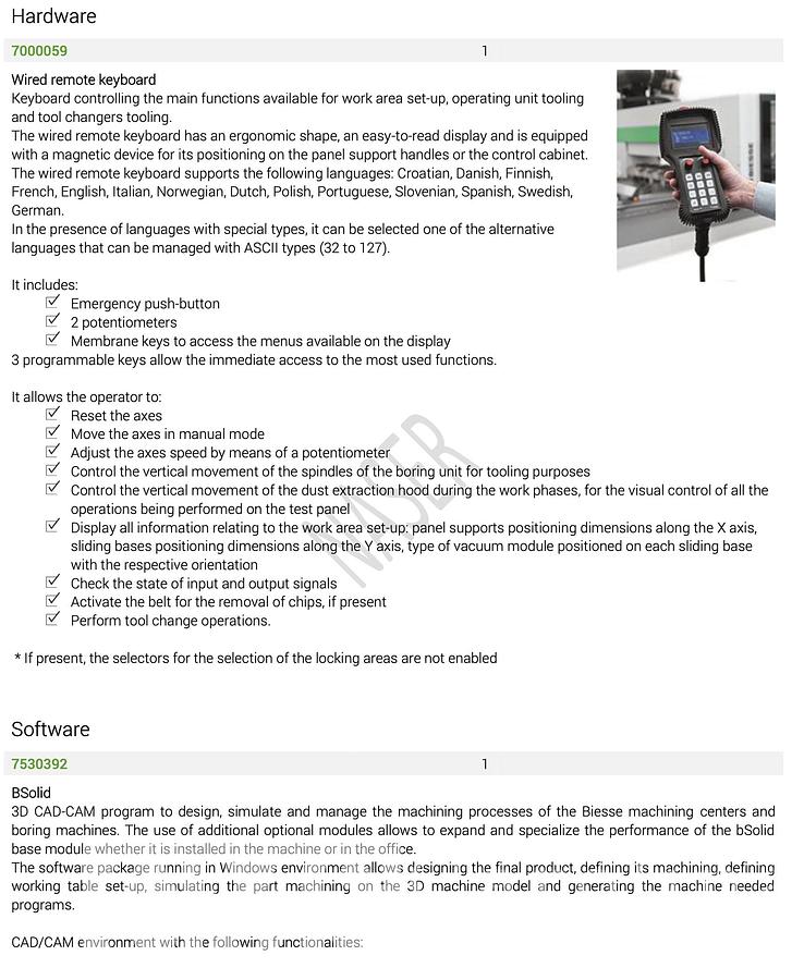 Used 2024 Biesse Rover AS 1532 CNC Router