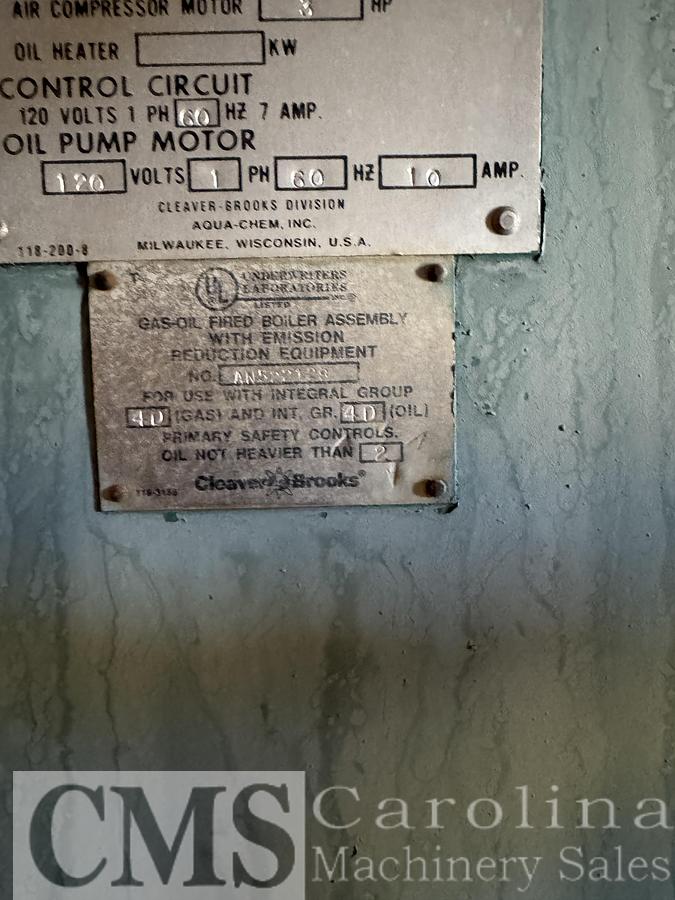 Used Cleaver Brooks 300 HP CPLE Gas Boiler