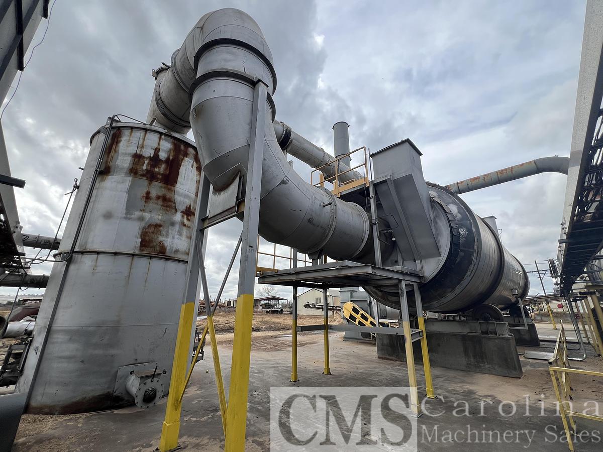 Used Player Design 12x50 Drum Dryer with Burner