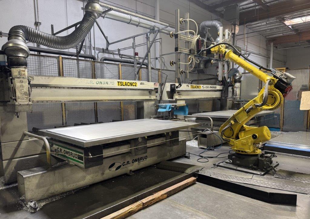 Used 2014 CR Onsrud 98C18 Routers with Robot Loading 2014