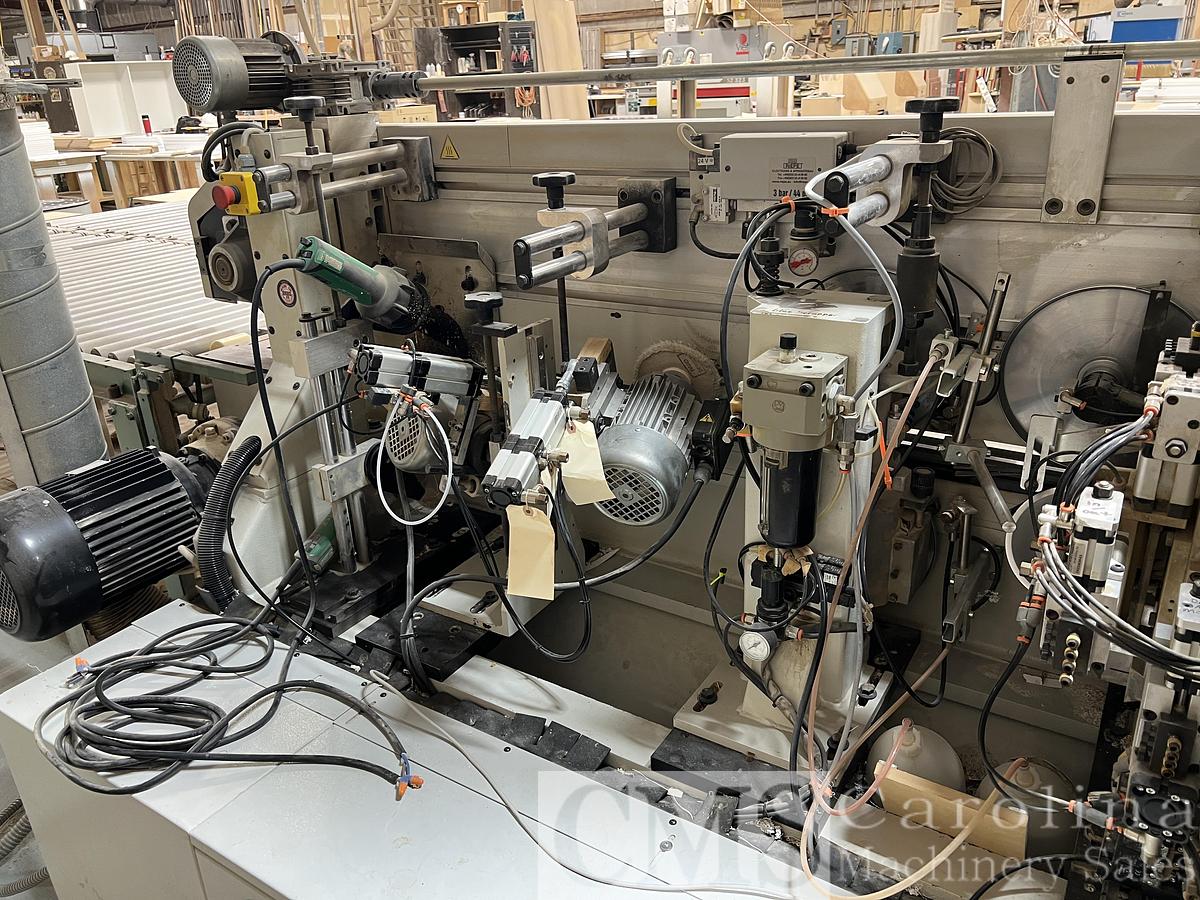 Used 2003 Biesse Stream B1 9.0 Edgebander with Doucet Return Conveyor