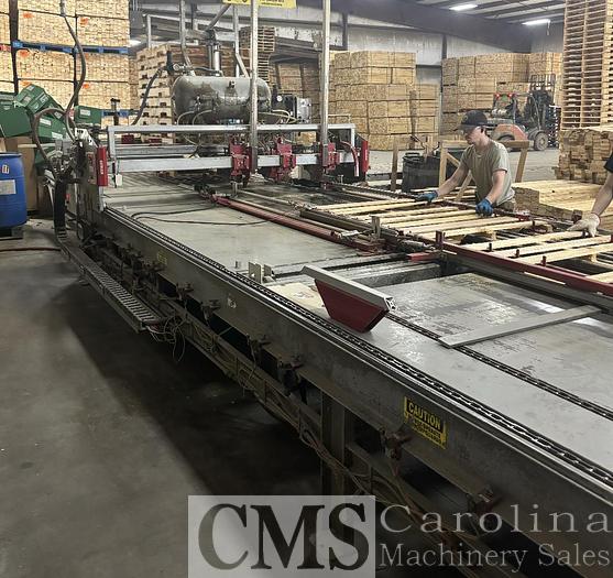 Used 2019 Woodpecker Pallet Nailer with Stacker