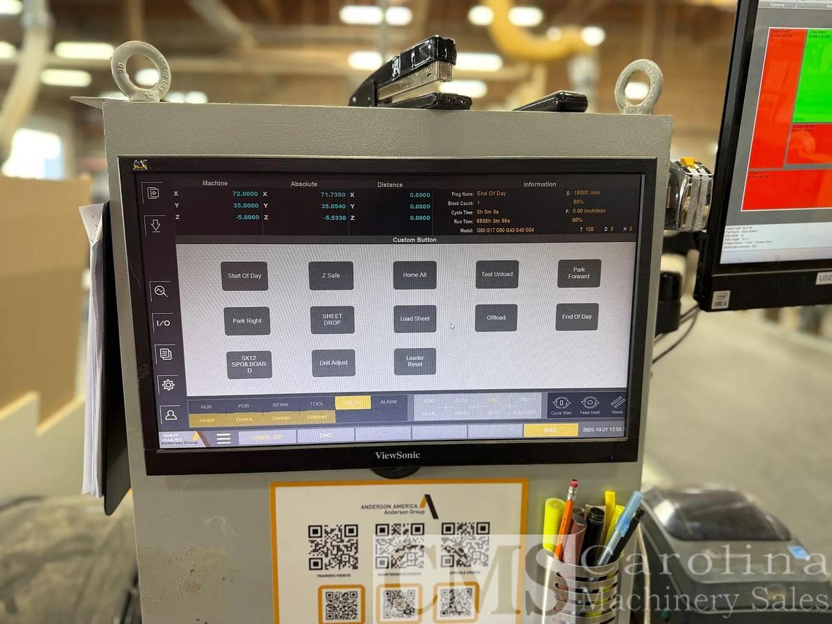 Used 2020 Anderson Stratos Pro 5 x 12 CNC Router