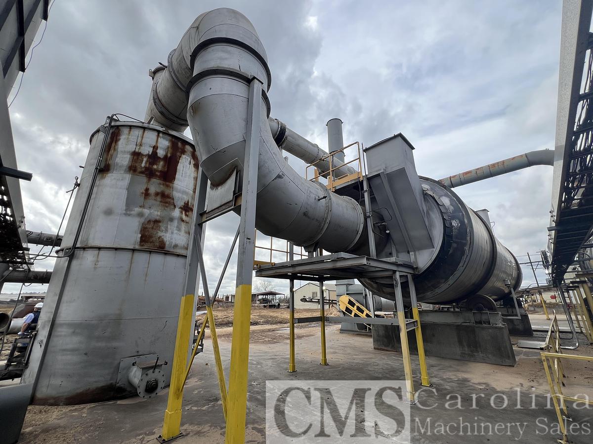 Used Player Design 12x50 Drum Dryer with Burner