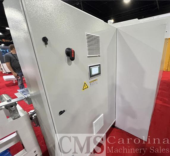 Used Woodtech 12" 6-Head Moulder with Infeed Table